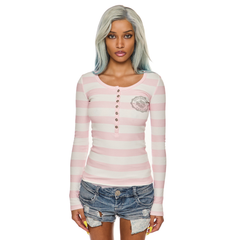 Expelled Henley - Pink