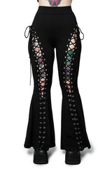 Alice Lace Up Flare Pants