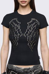 Glitter Flight Baby Tee