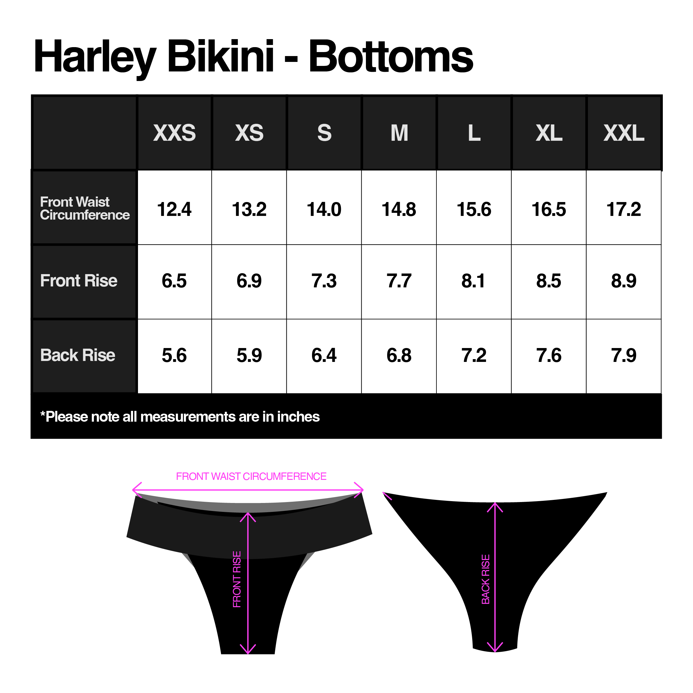 Harley Bikini - Bottoms