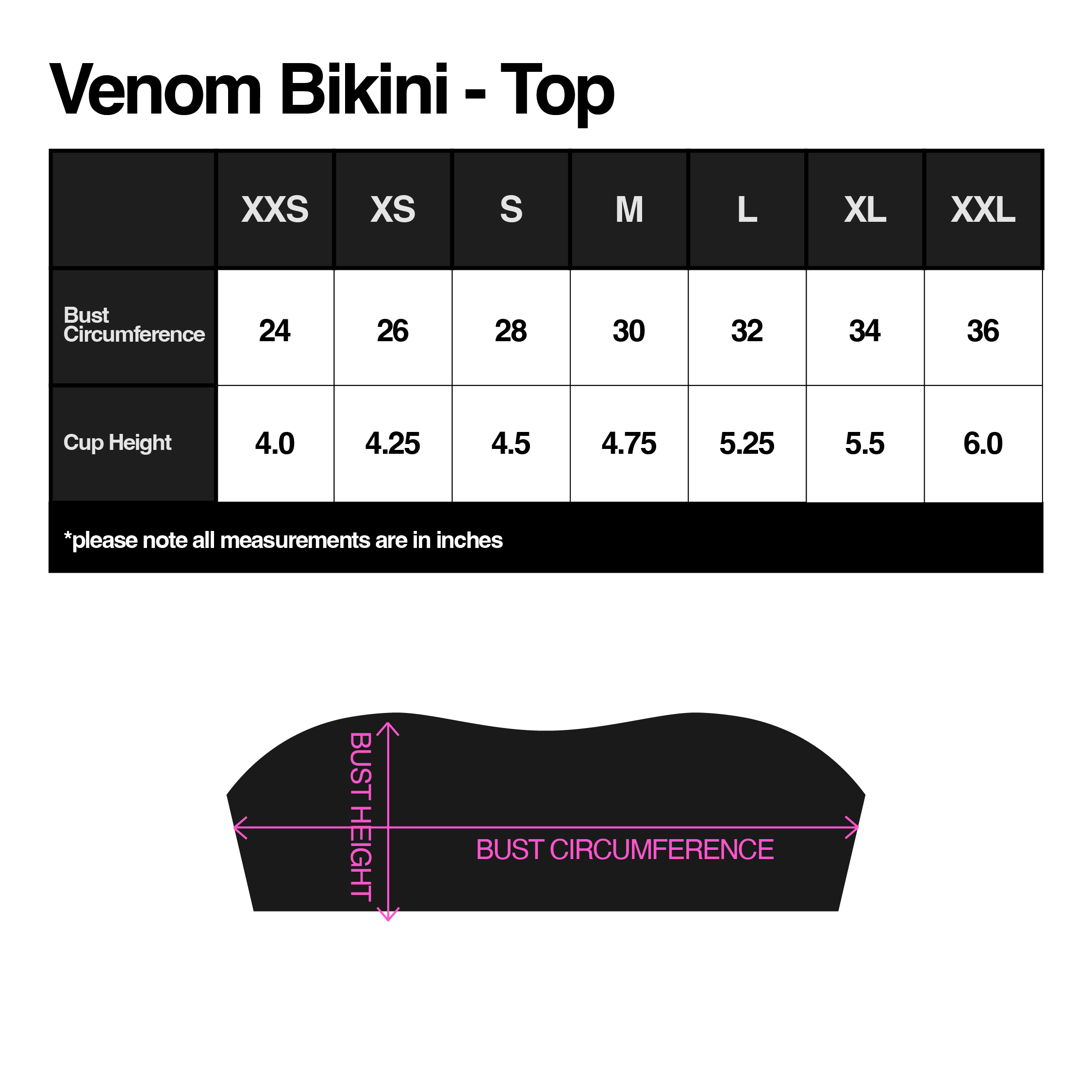 Venom Bikini - Top - PREORDER