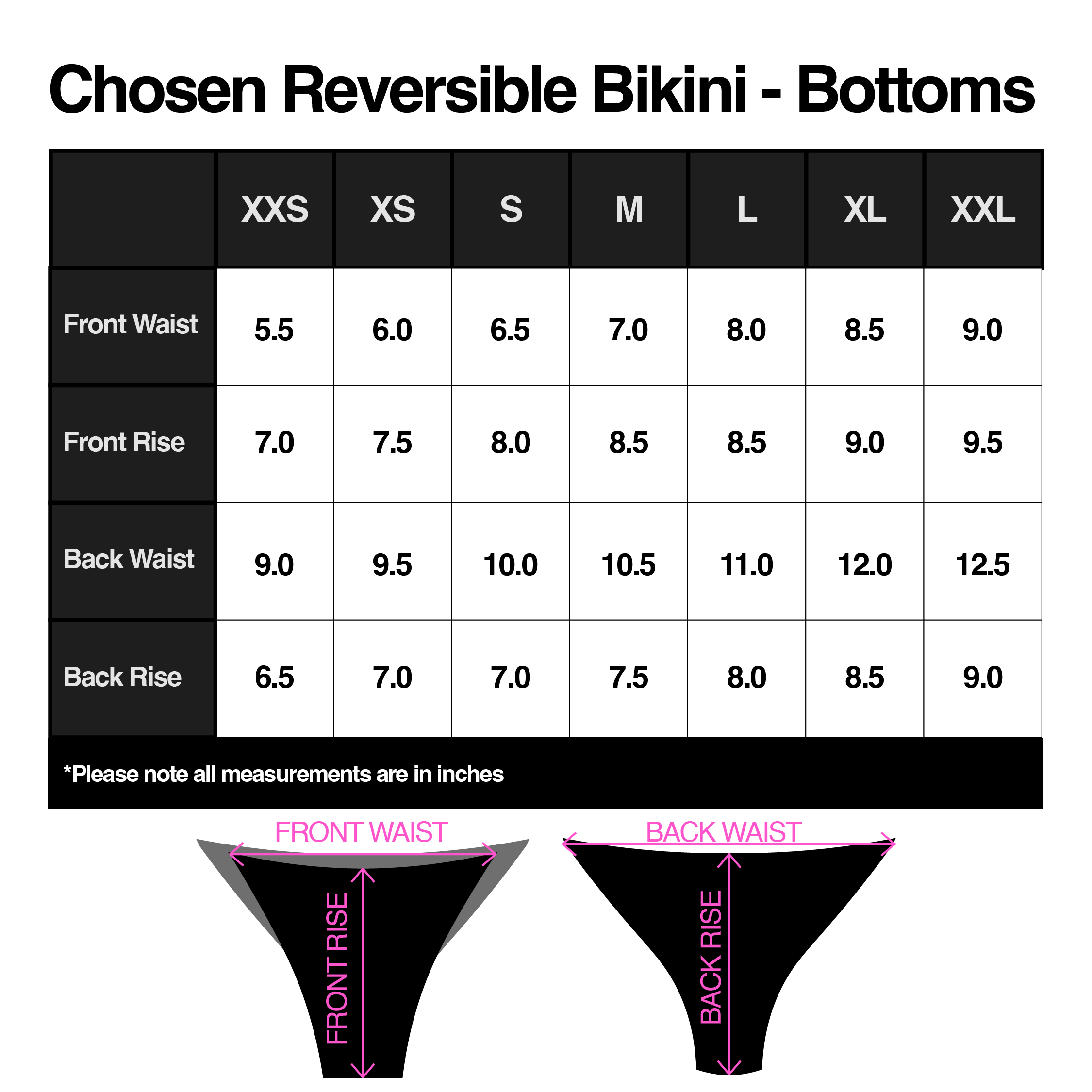 Chosen Reversible Bikini - Bottoms