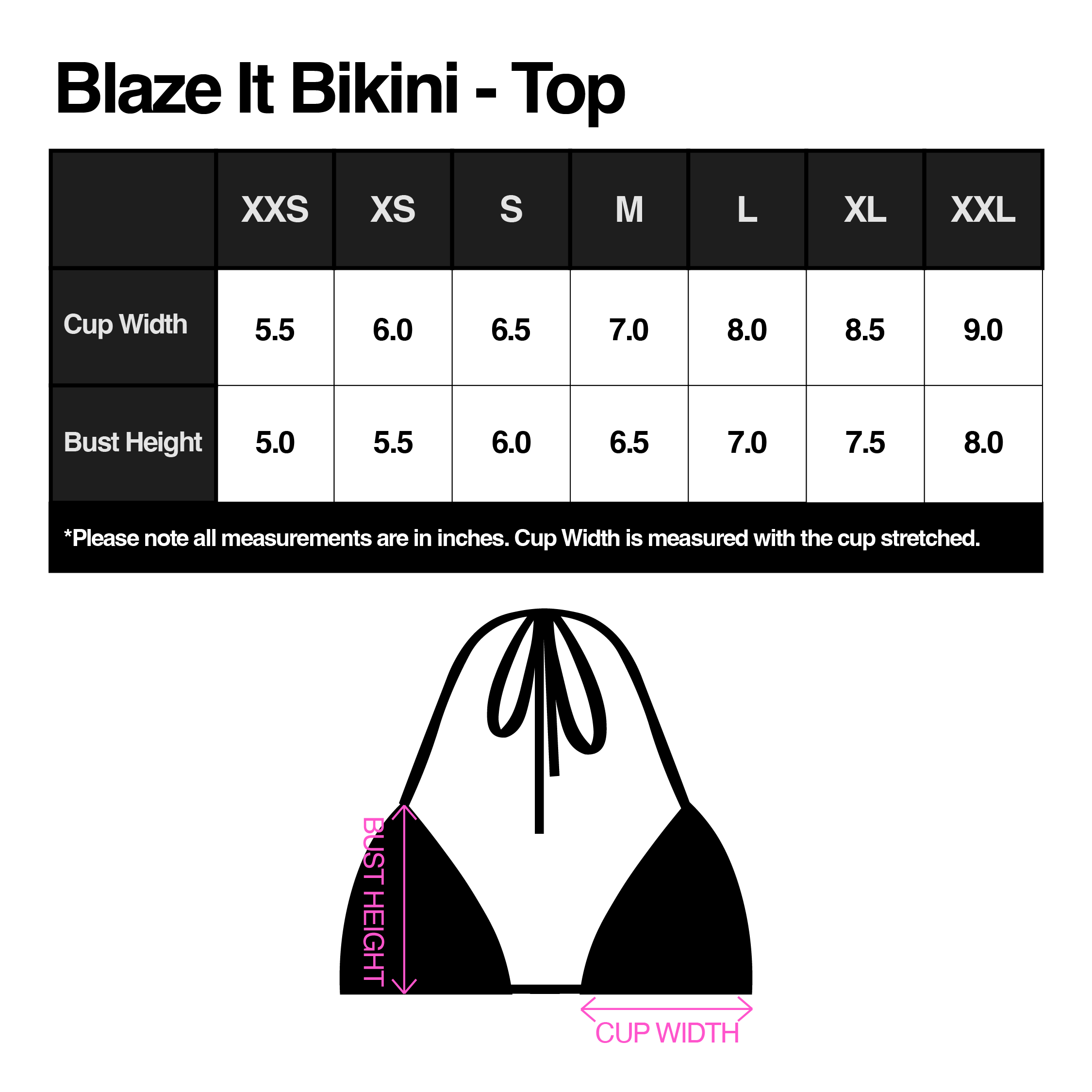Blaze It Bikini - Top