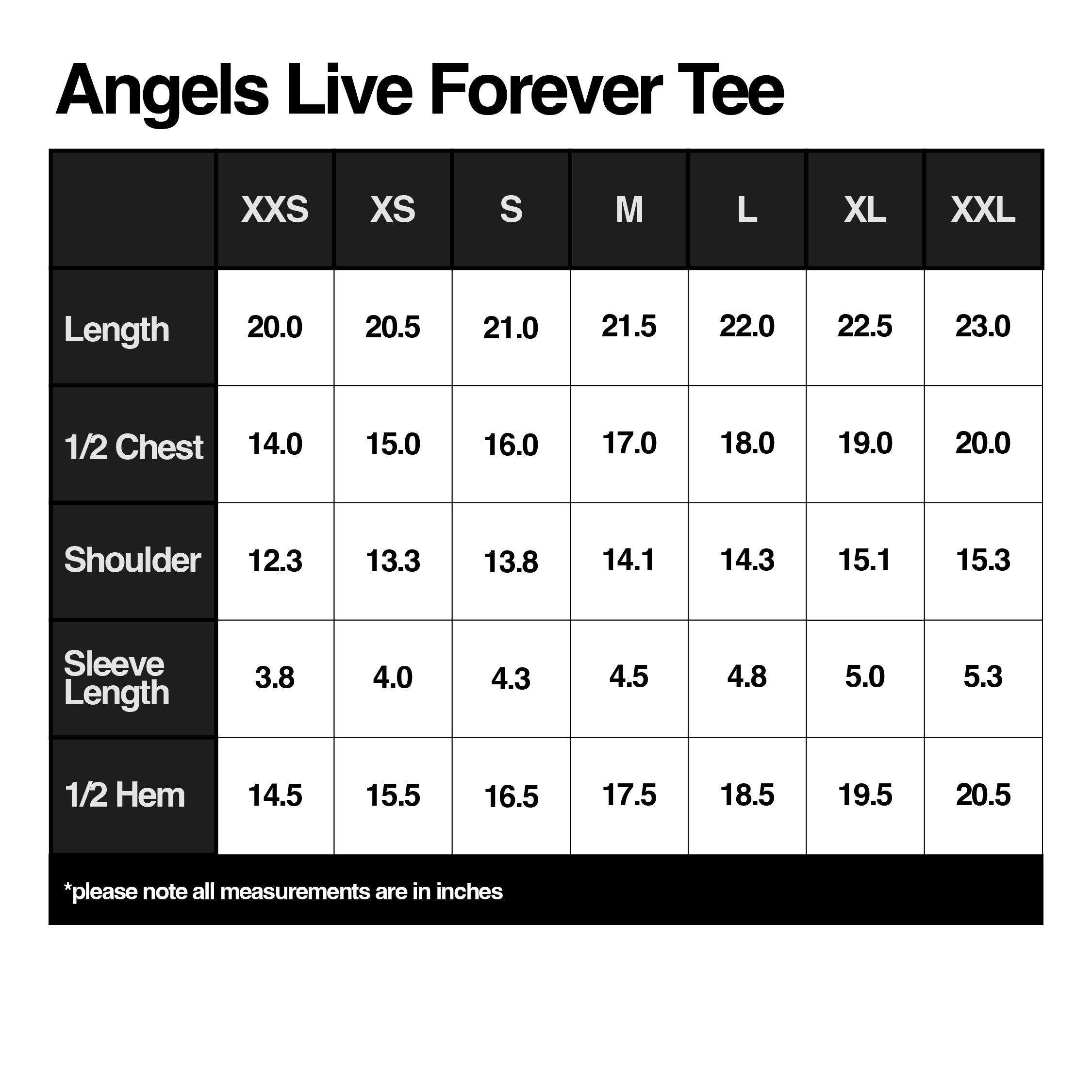 Angels Live Forever Tee
