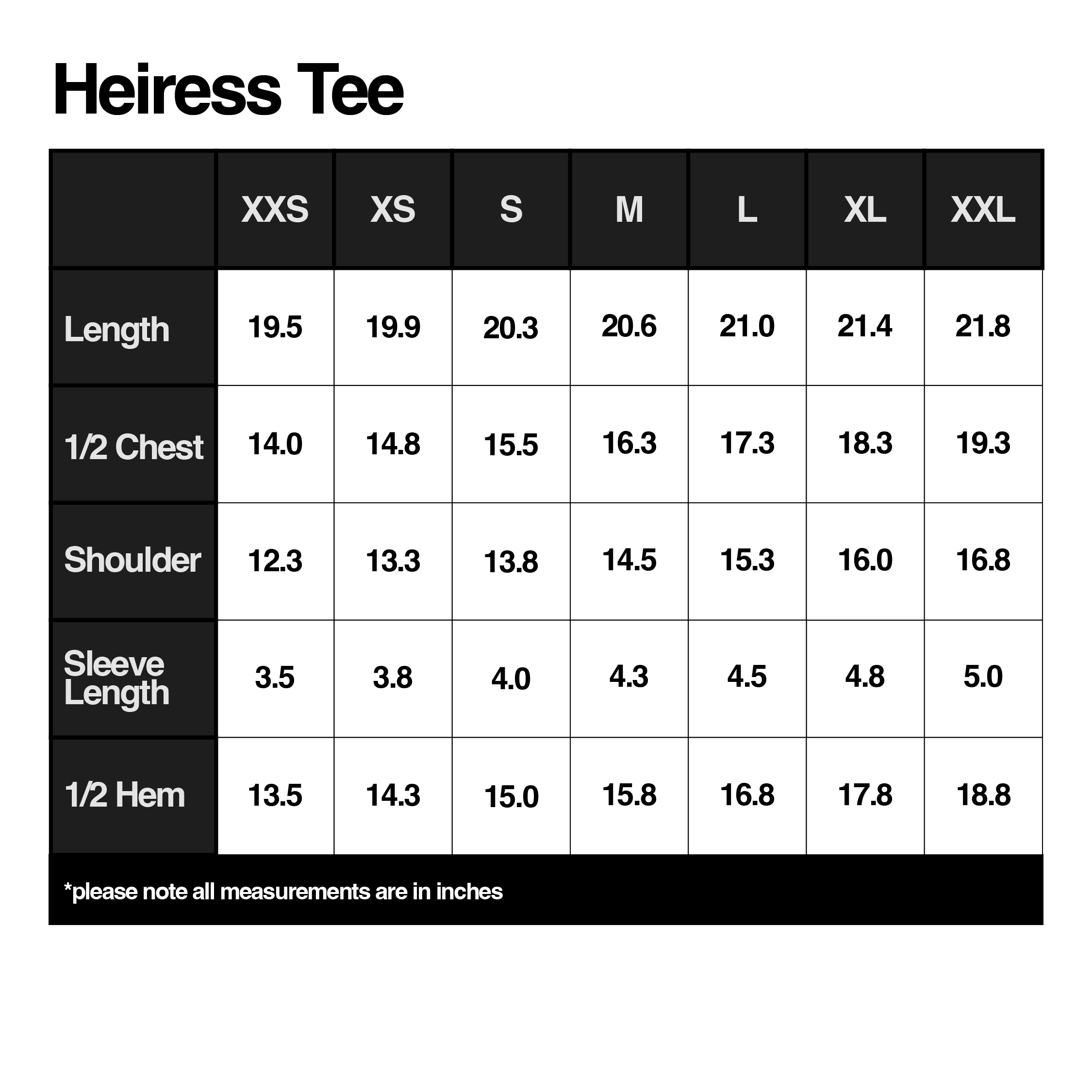 Heiress Tee