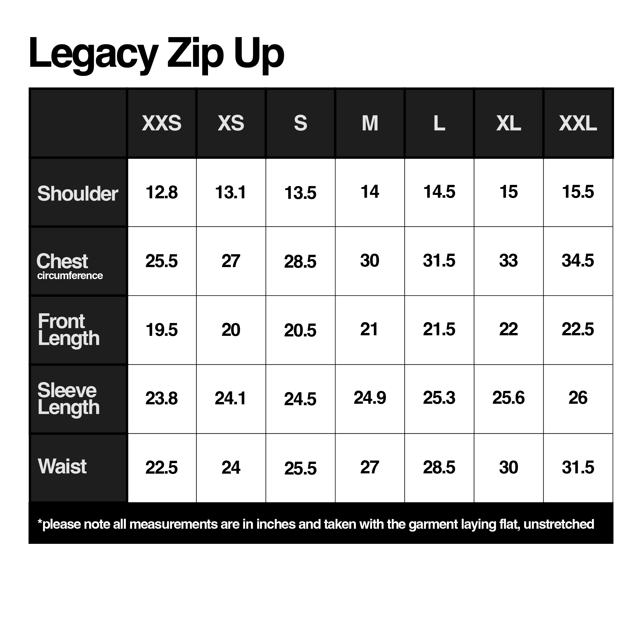 Legacy Zip Up
