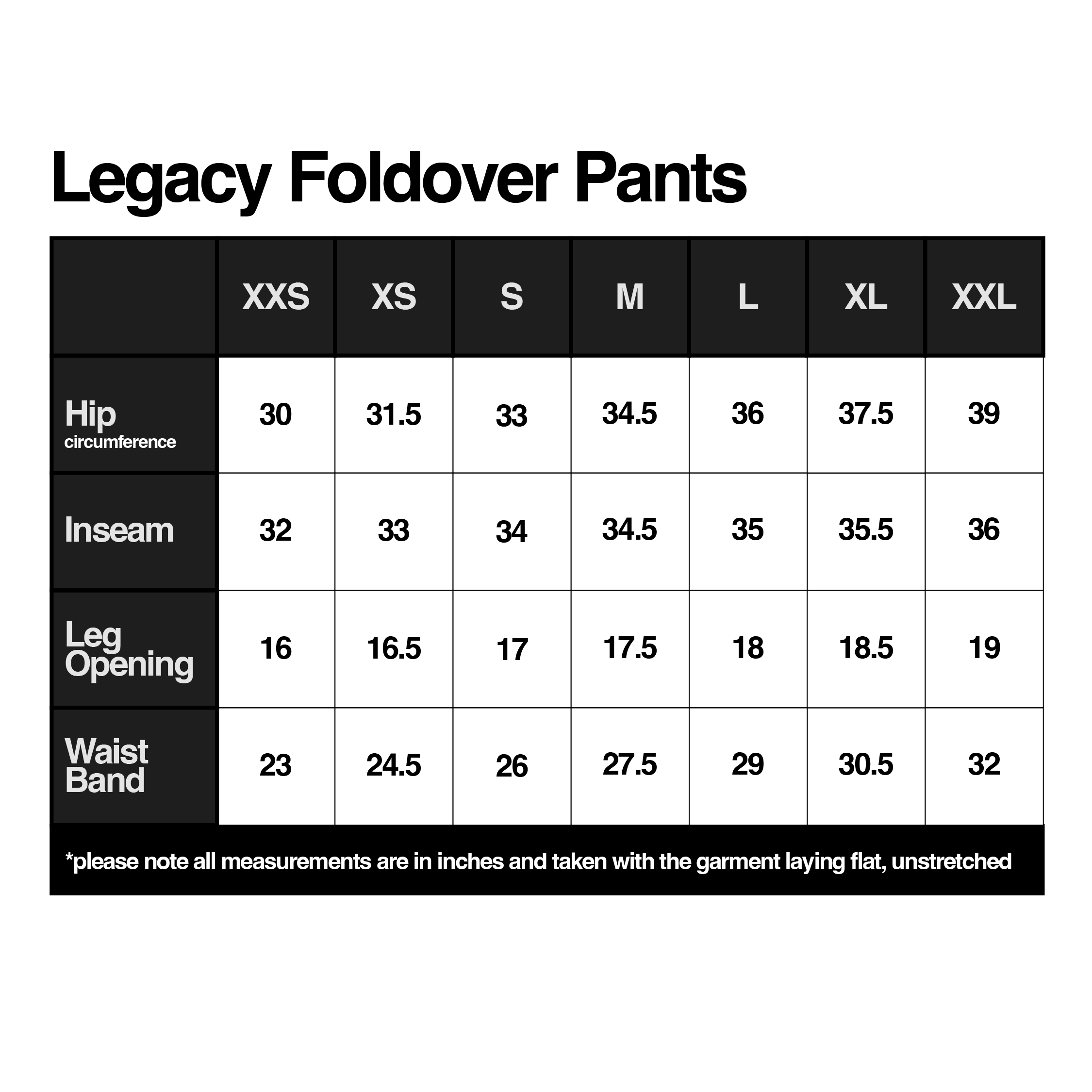 Legacy Foldover Pants