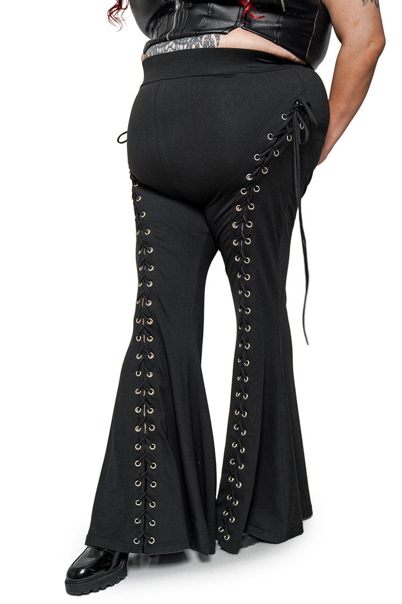 Alice Lace Up Flare Pants