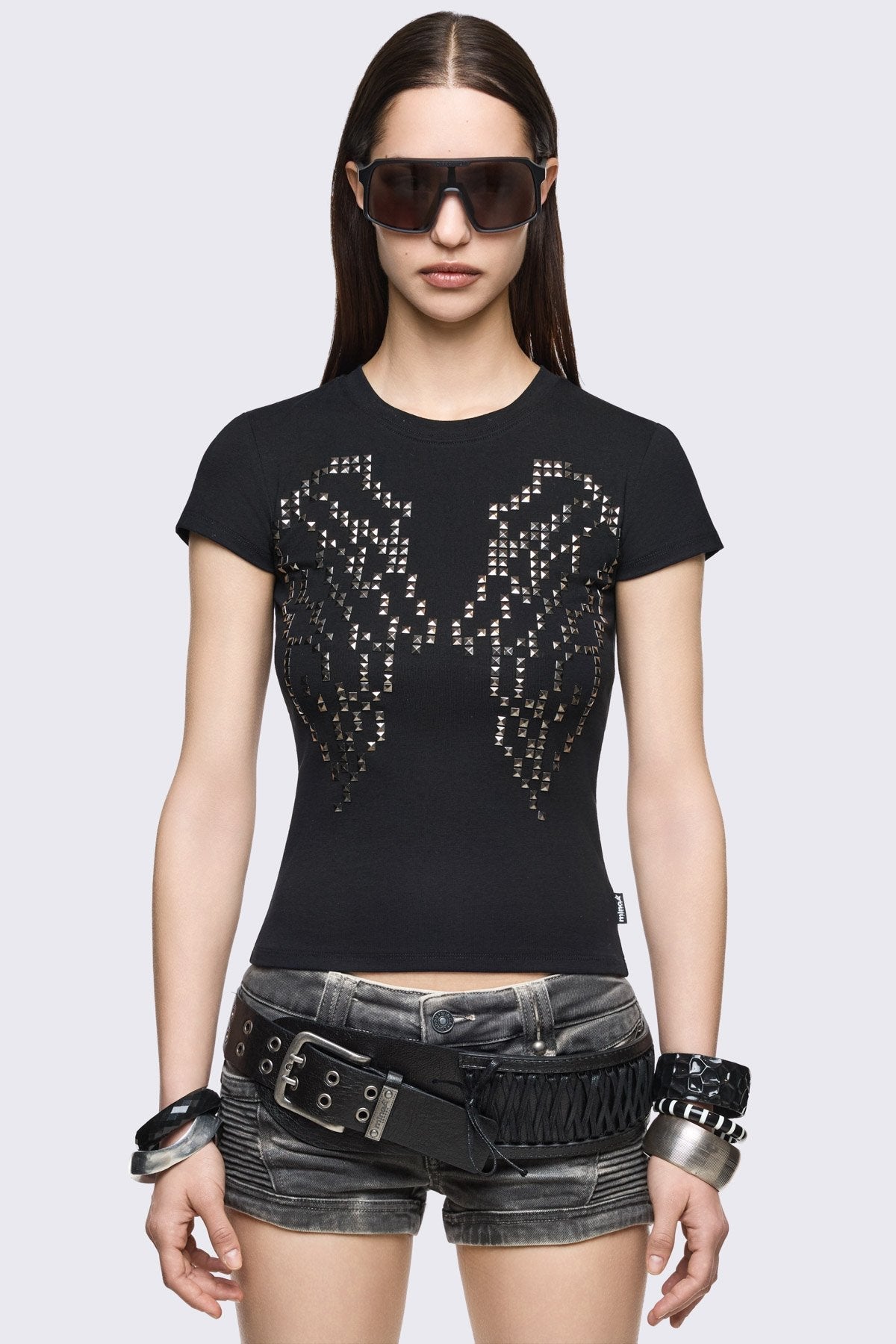 Glitter Flight Baby Tee