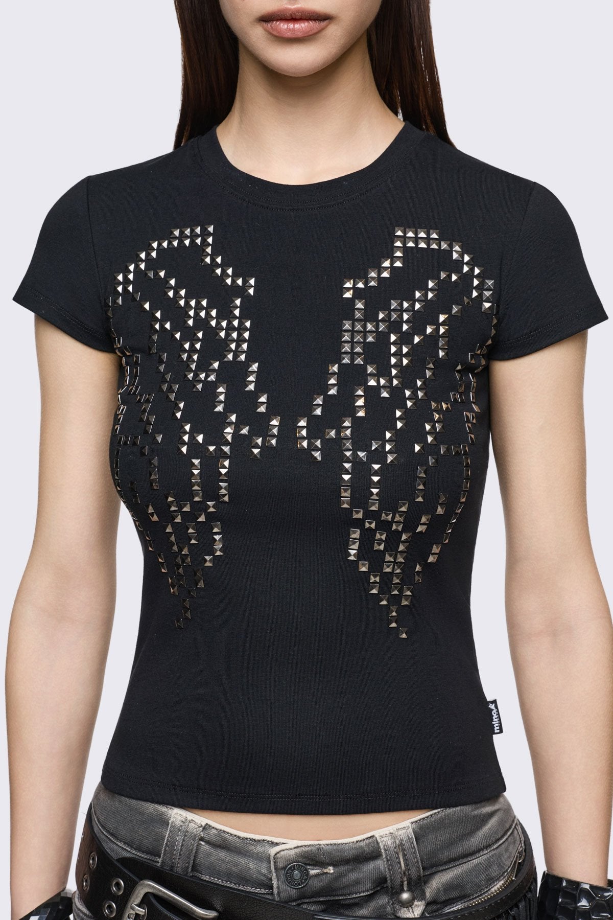 Glitter Flight Baby Tee