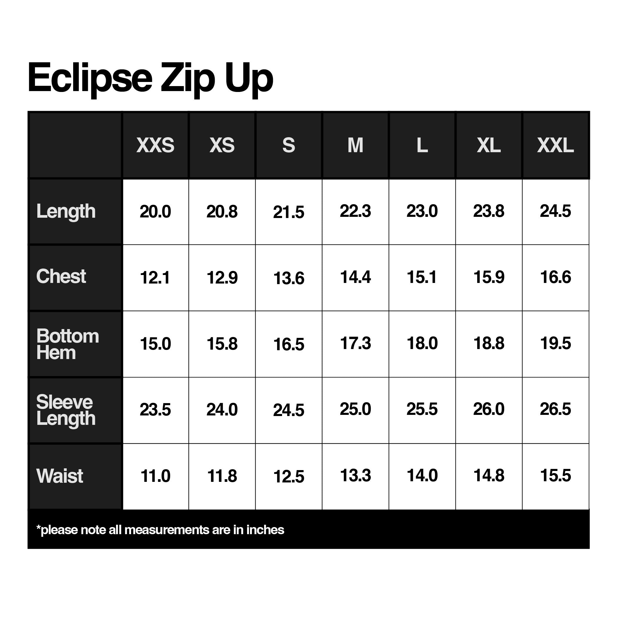 Eclipse Zip Up